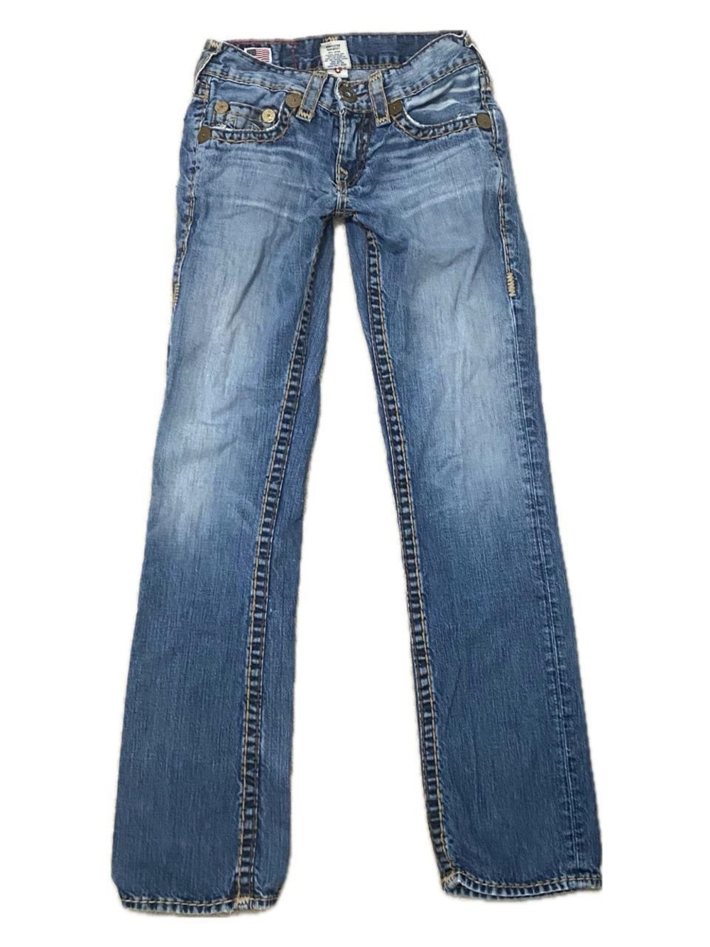 Blue Men Straight-Leg Jeans